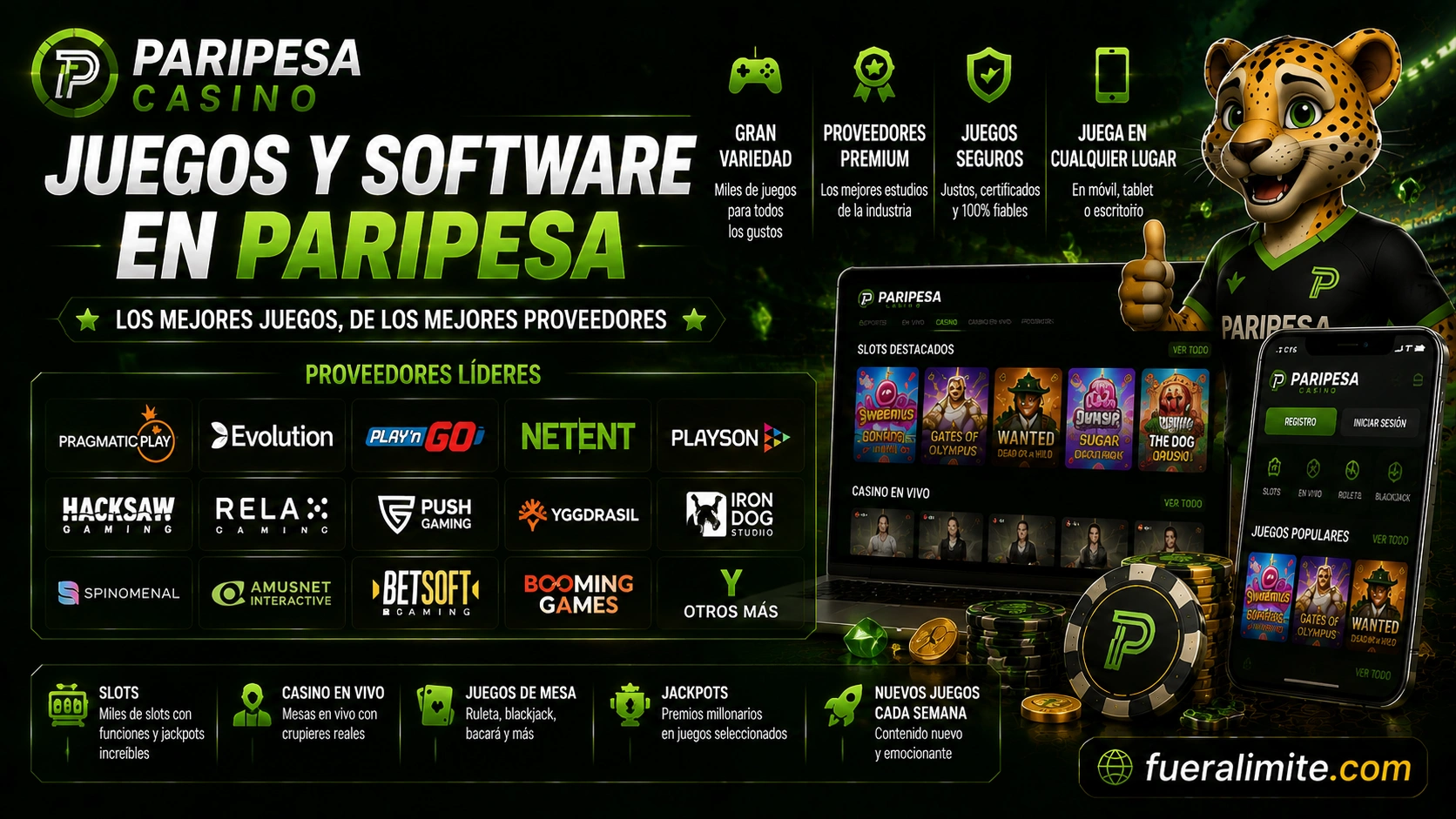 Juegos y software en Paripesa Juegos y software en Paripesa