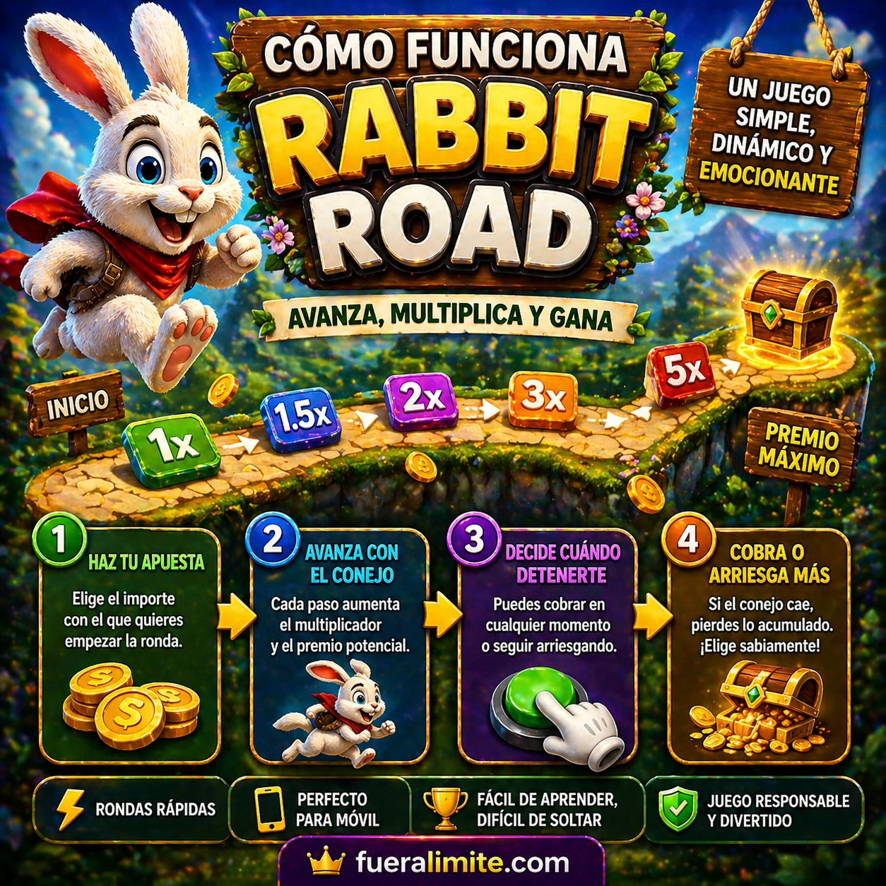 Cómo funciona Rabbit Road