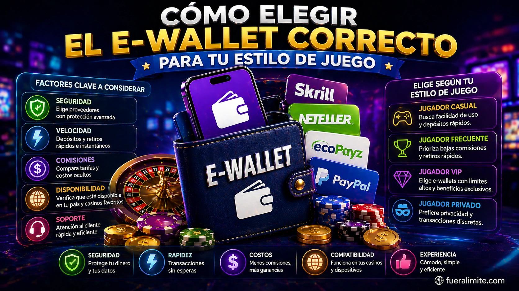 Cómo Elegir el E-Wallet Correcto para tu Estilo de Juego