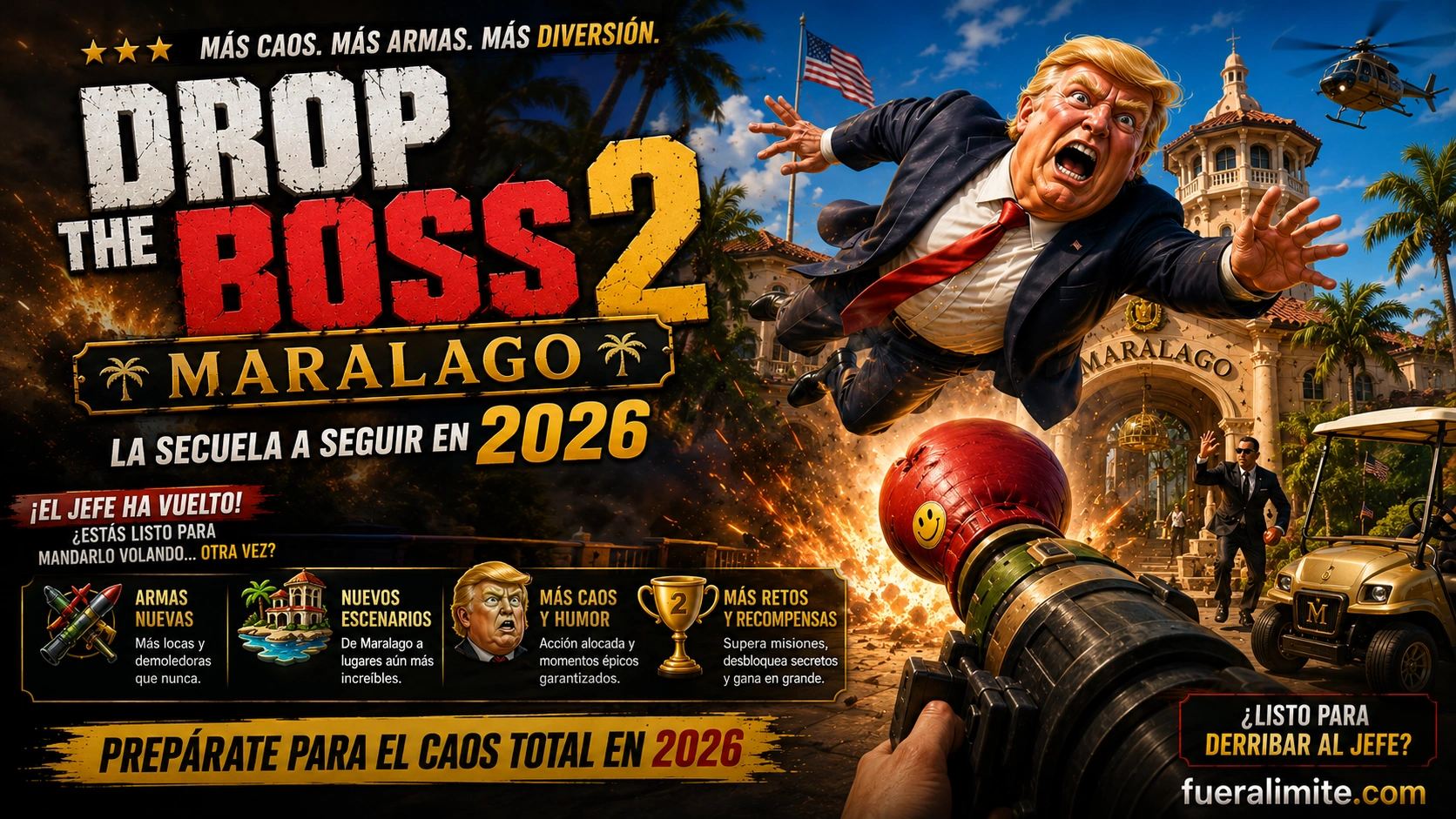 Drop the Boss 2: Maralago — La Secuela a Seguir en 2026 Drop the Boss 2: Maralago — La Secuela a Seguir en 2026