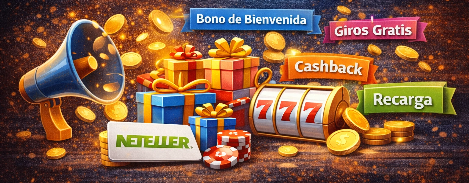 Bonos y promociones en casinos con Neteller Bonos y promociones en casinos con Neteller