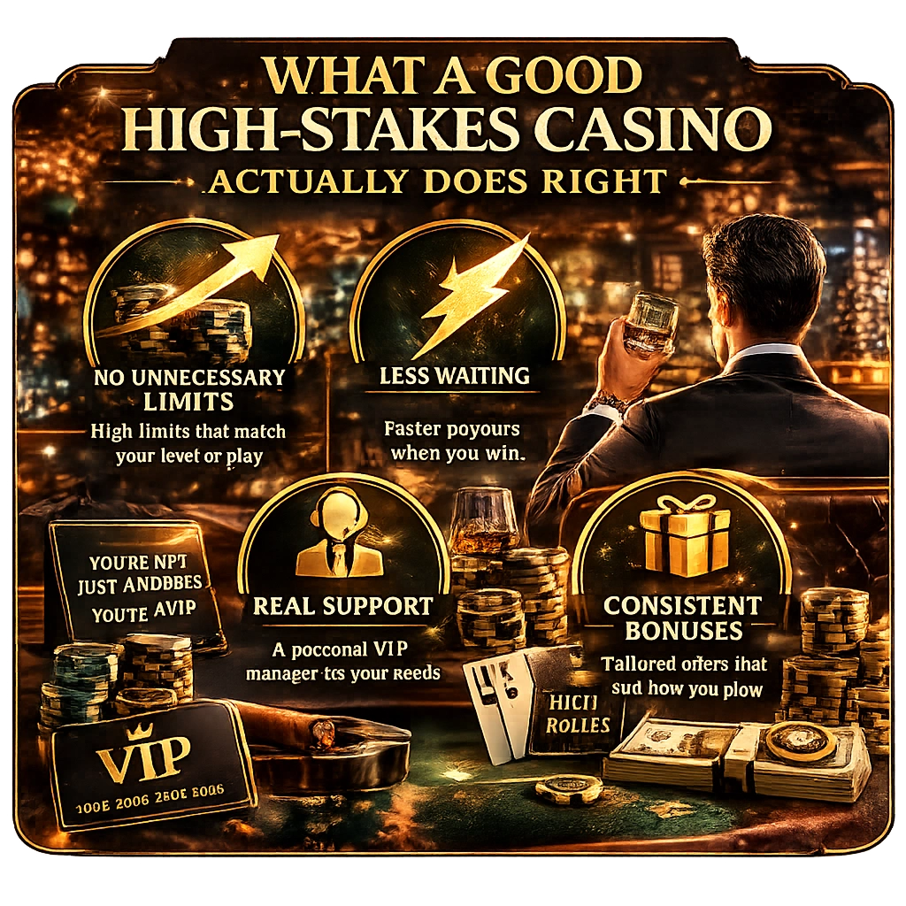 What a Good High-Stakes Casino Actually Does Right