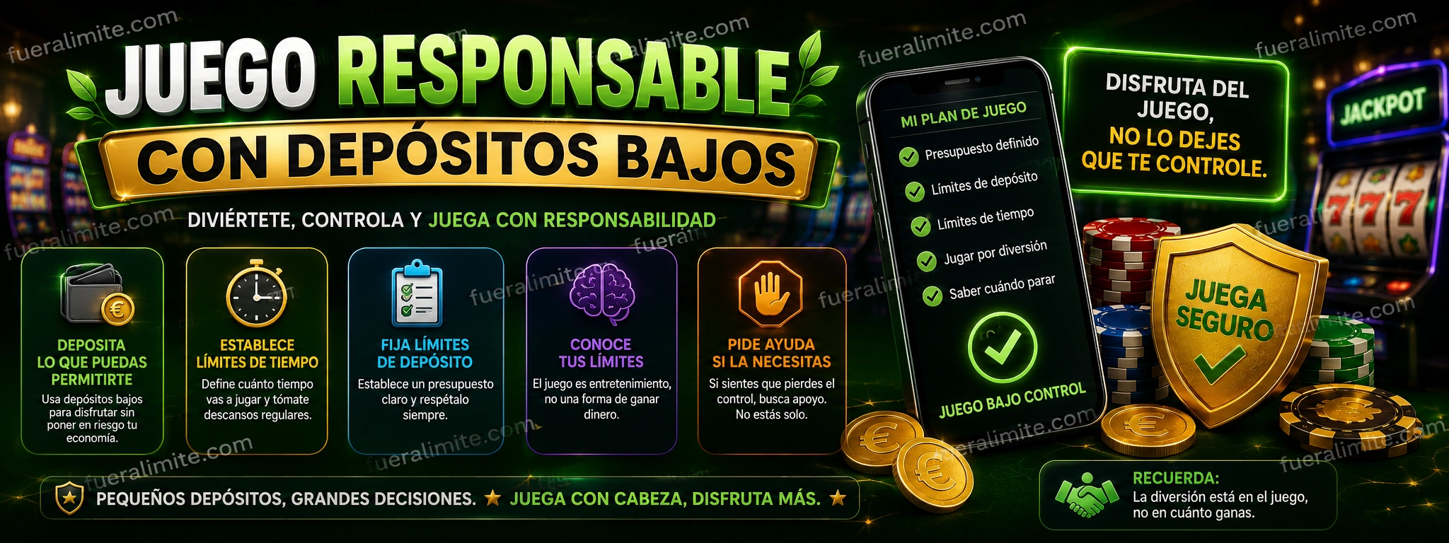 Juego Responsable con Depósitos Bajos