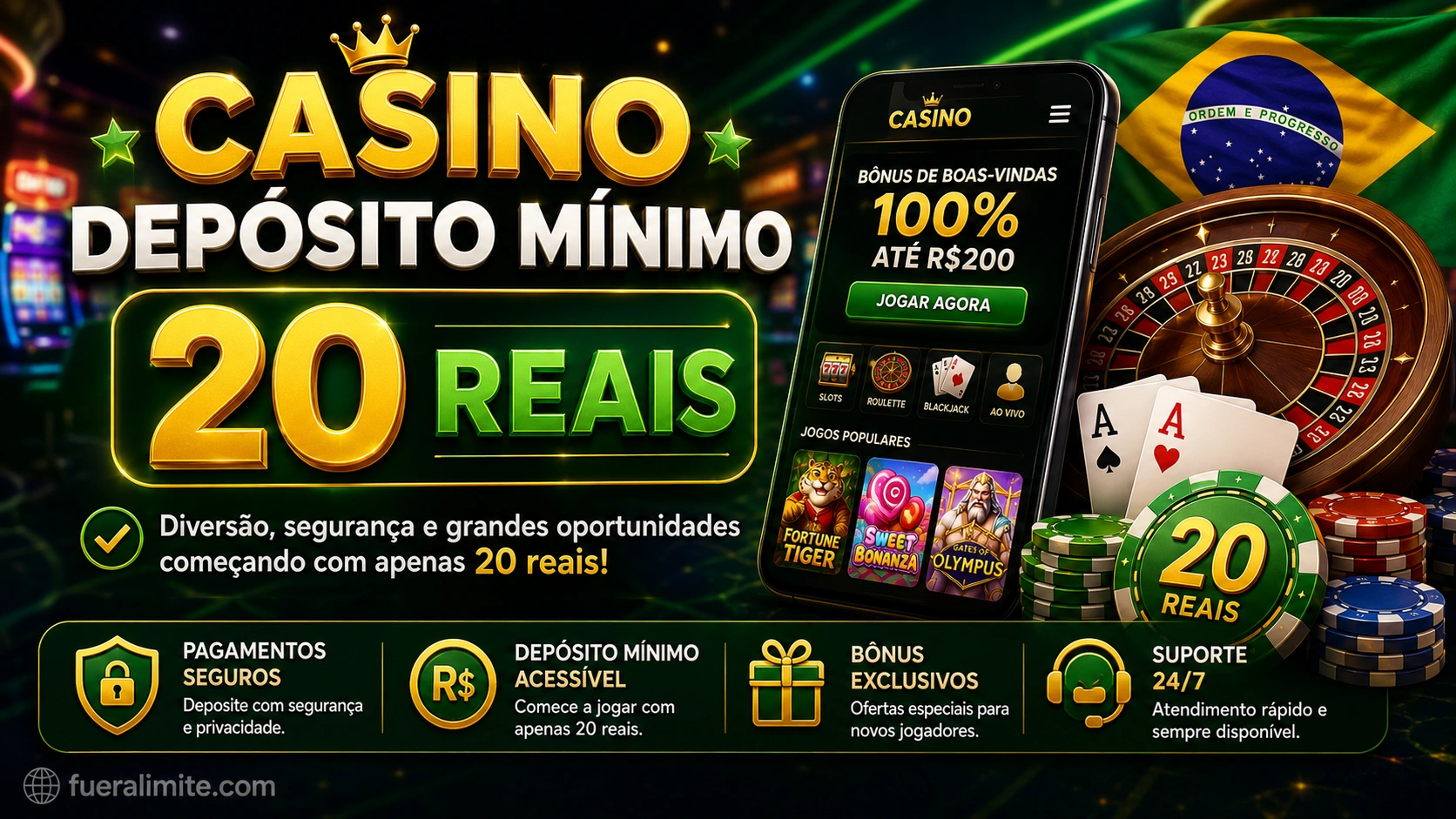 Casino Depósito Mínimo 20 Reais