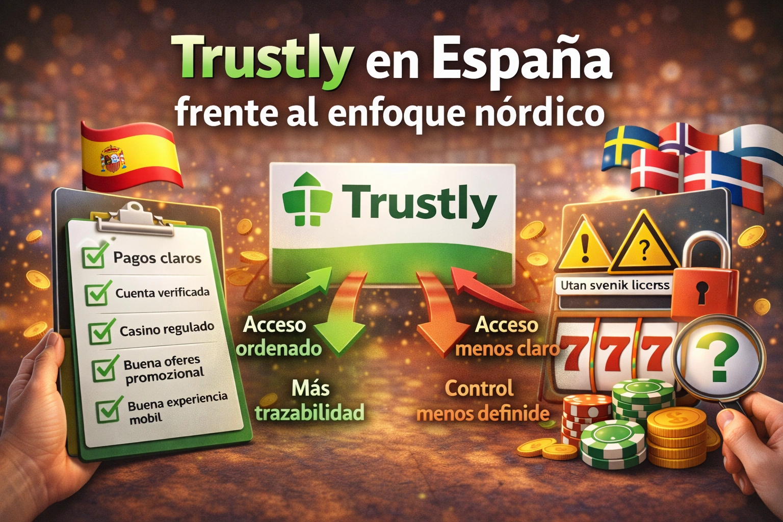 Trustly en España frente al enfoque nórdico