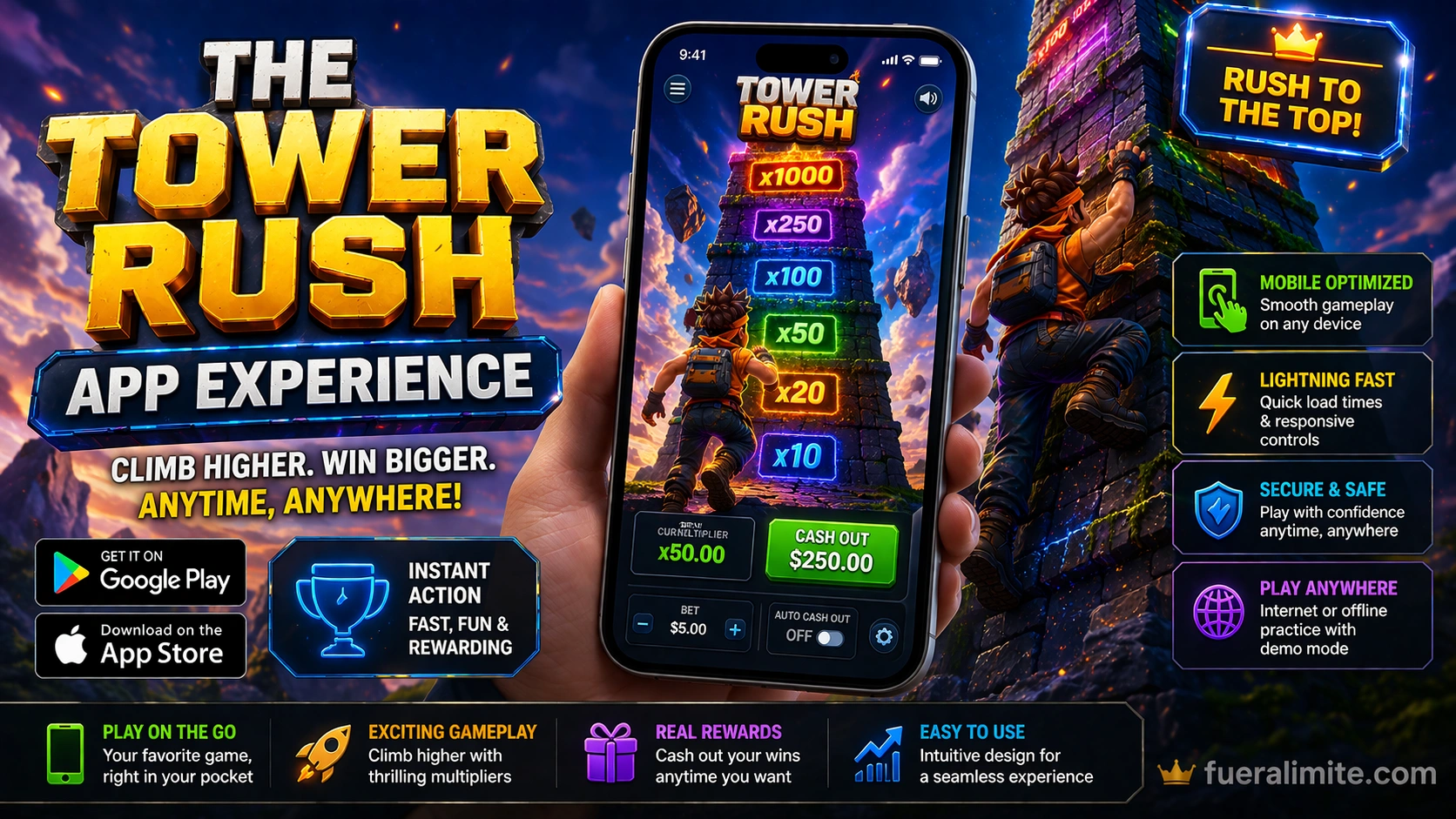 The Tower Rush App Experience The Tower Rush App Experience