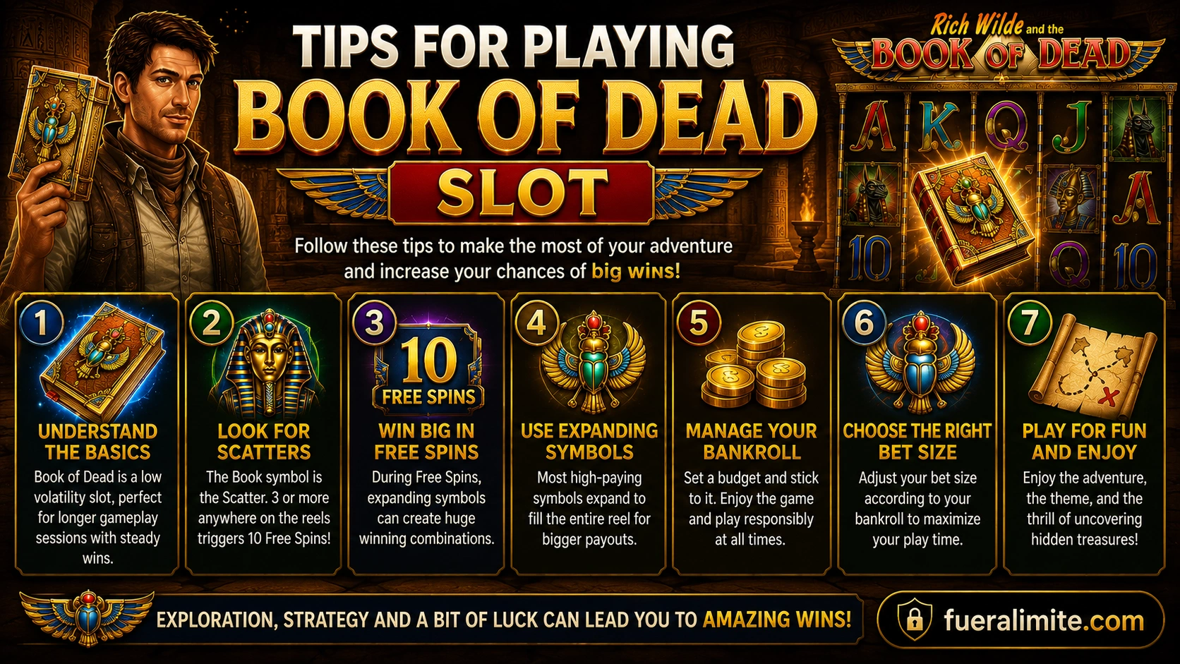 Tips for Playing Book of Dead Slot Tips for Playing Book of Dead Slot