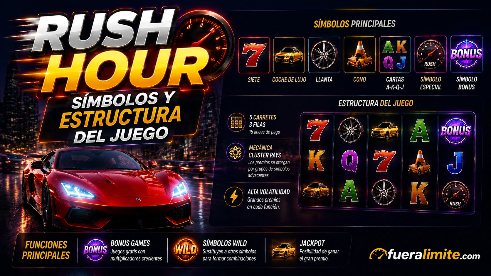 Símbolos y Estructura del Juego