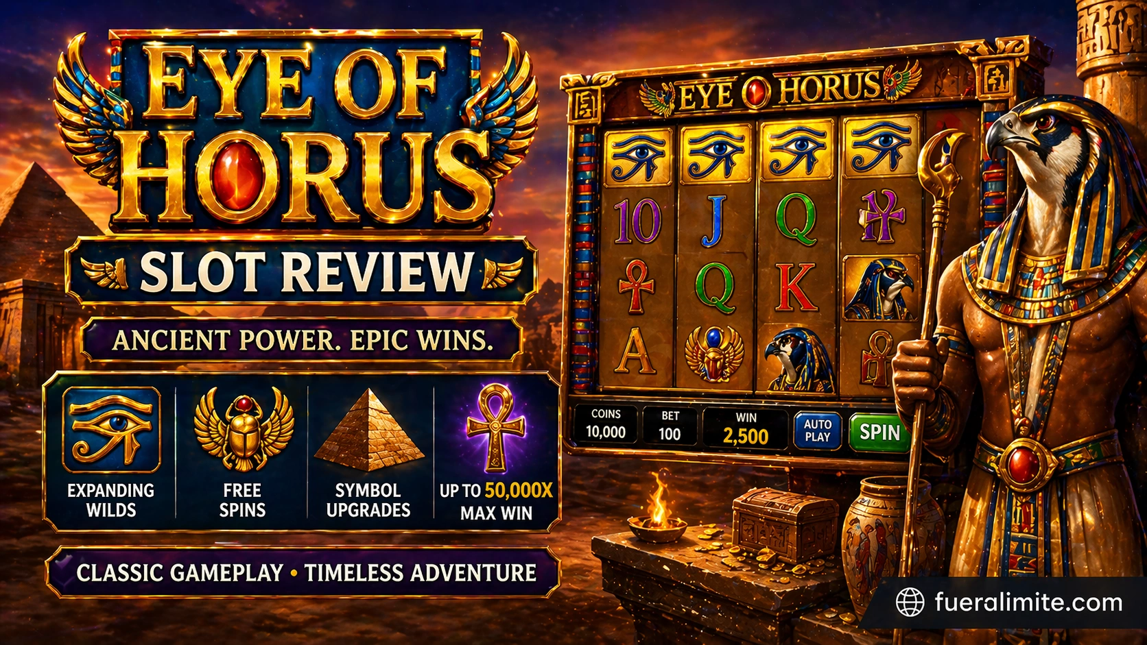 Eye of Horus Slot Review 2026