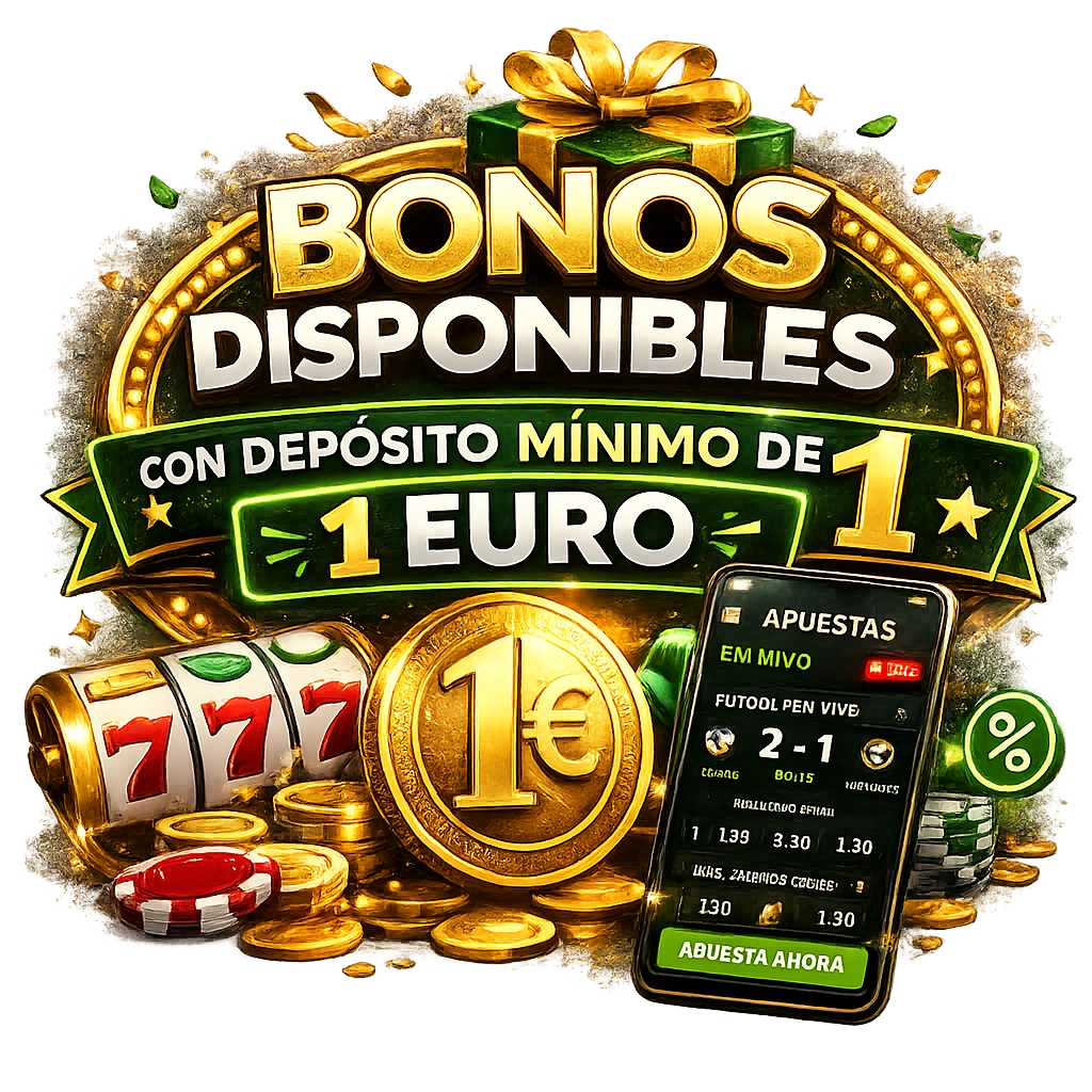Bonos Disponibles con Depósito Mínimo de 1 Euro