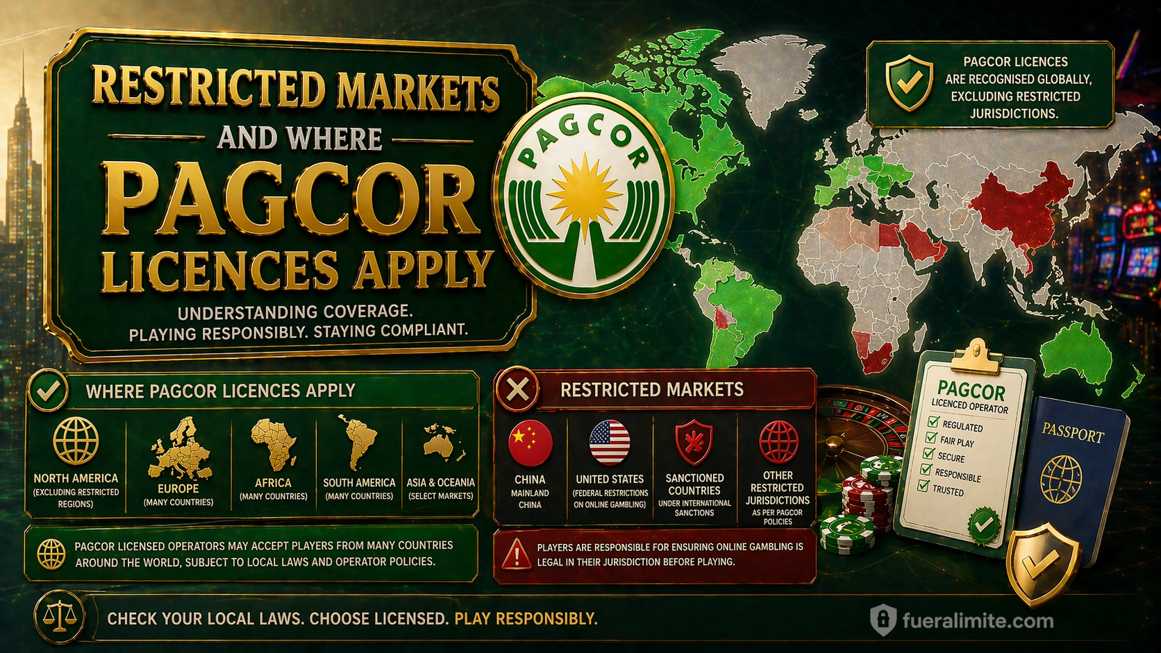Restricted Markets and Where PAGCOR Licences Apply