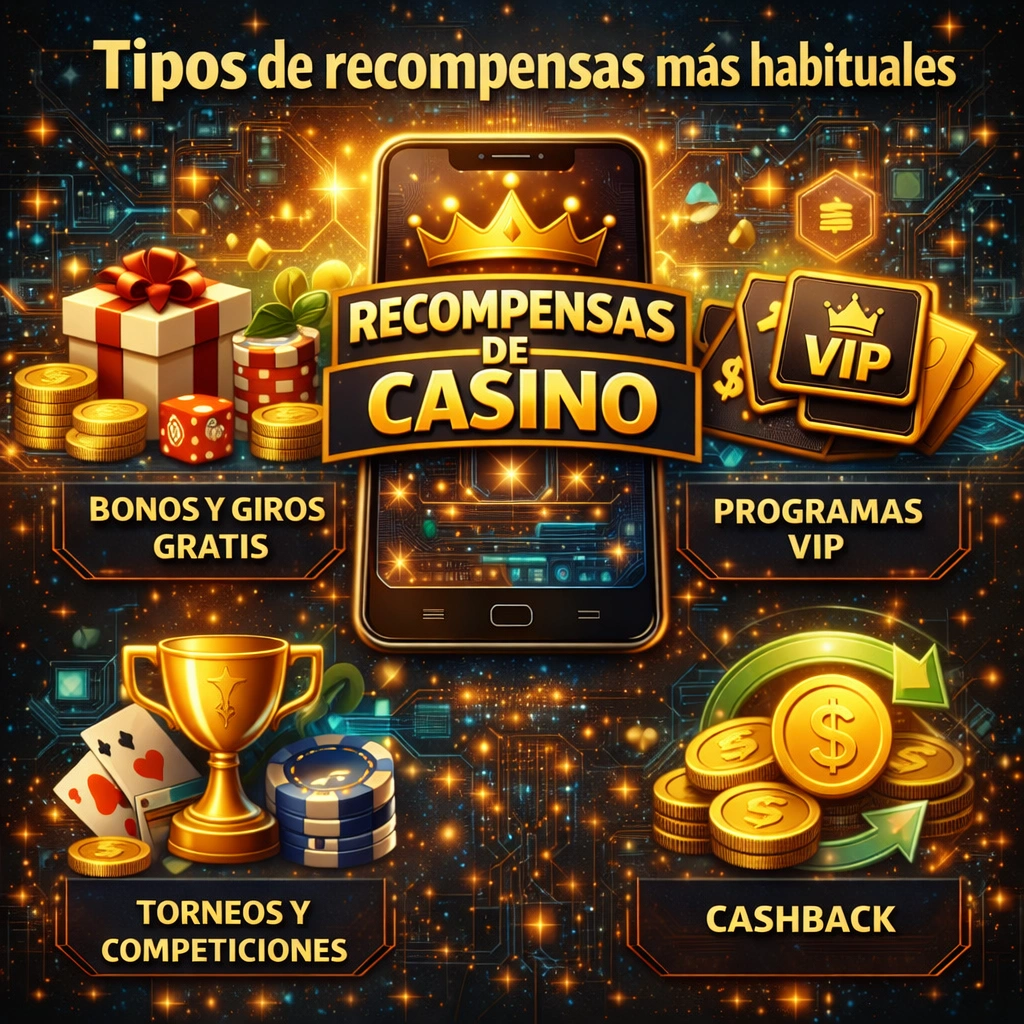 Tipos de recompensas más habituales Tipos de recompensas más habituales