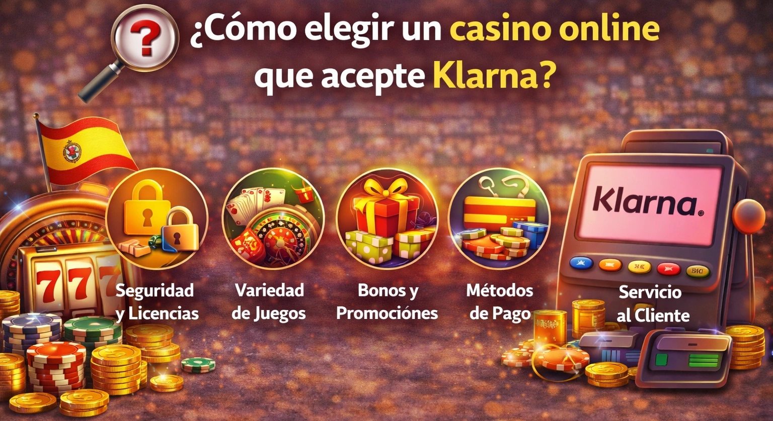 ¿Cómo elegir un casino online que acepte Klarna? ¿Cómo elegir un casino online que acepte Klarna?
