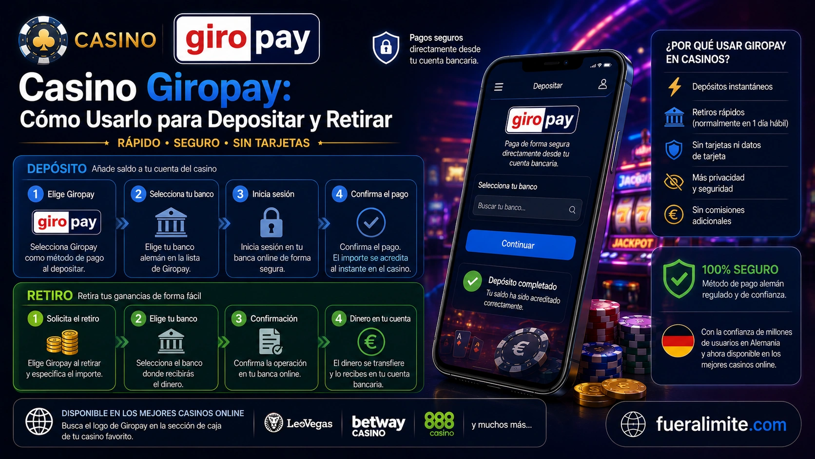 Casino Giropay: Cómo Usarlo para Depositar y Retirar