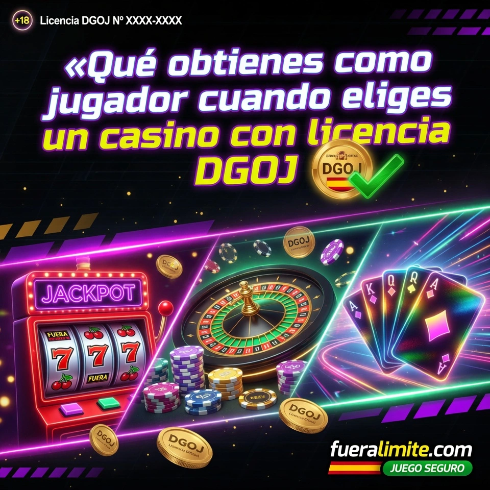 Qué obtienes como jugador cuando eliges un casino con licencia DGOJ