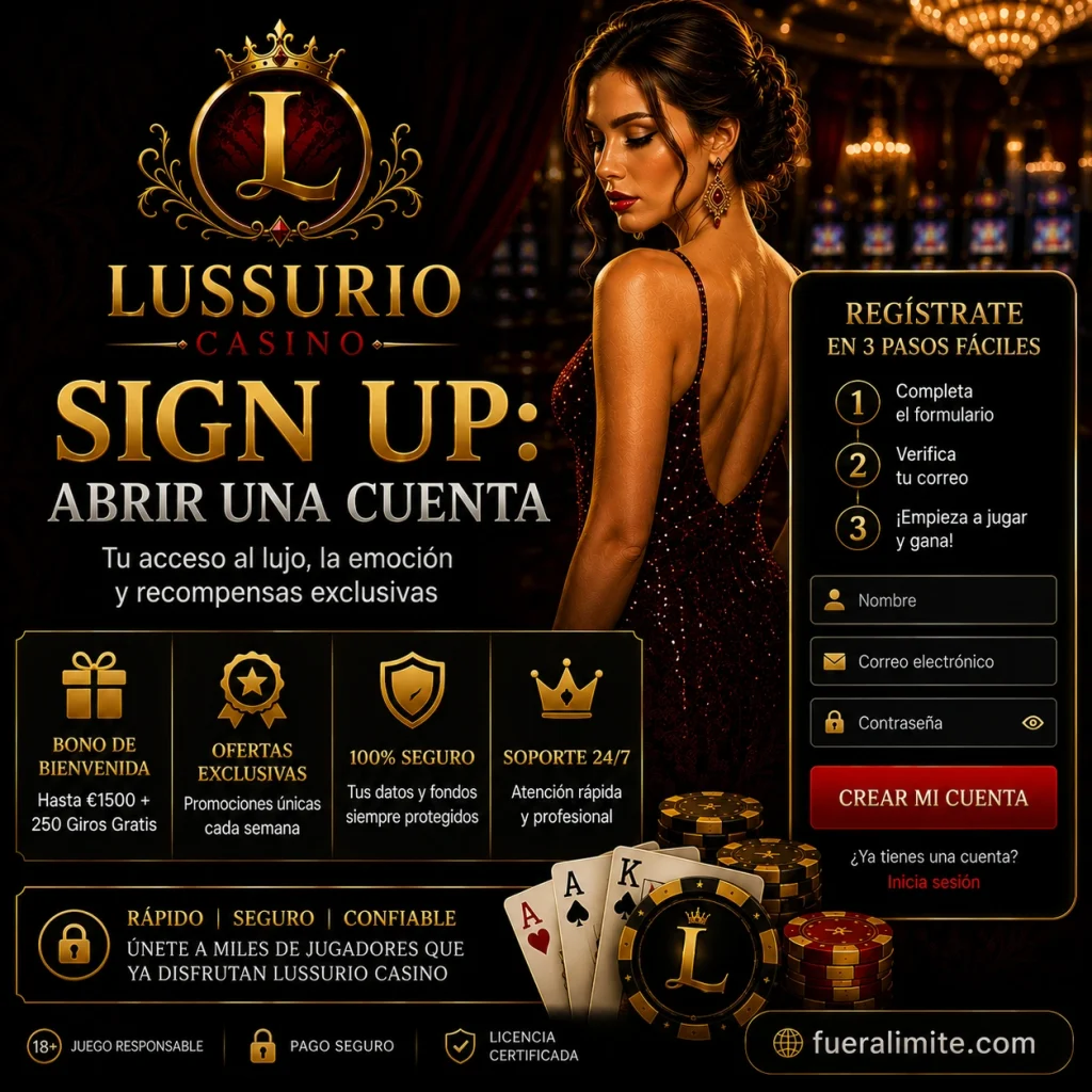 LUSSURIO Sign Up: Abrir una Cuenta LUSSURIO Sign Up: Abrir una Cuenta