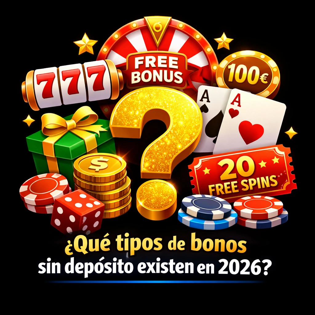 Qué tipos de bonos sin depósito existen en 2026