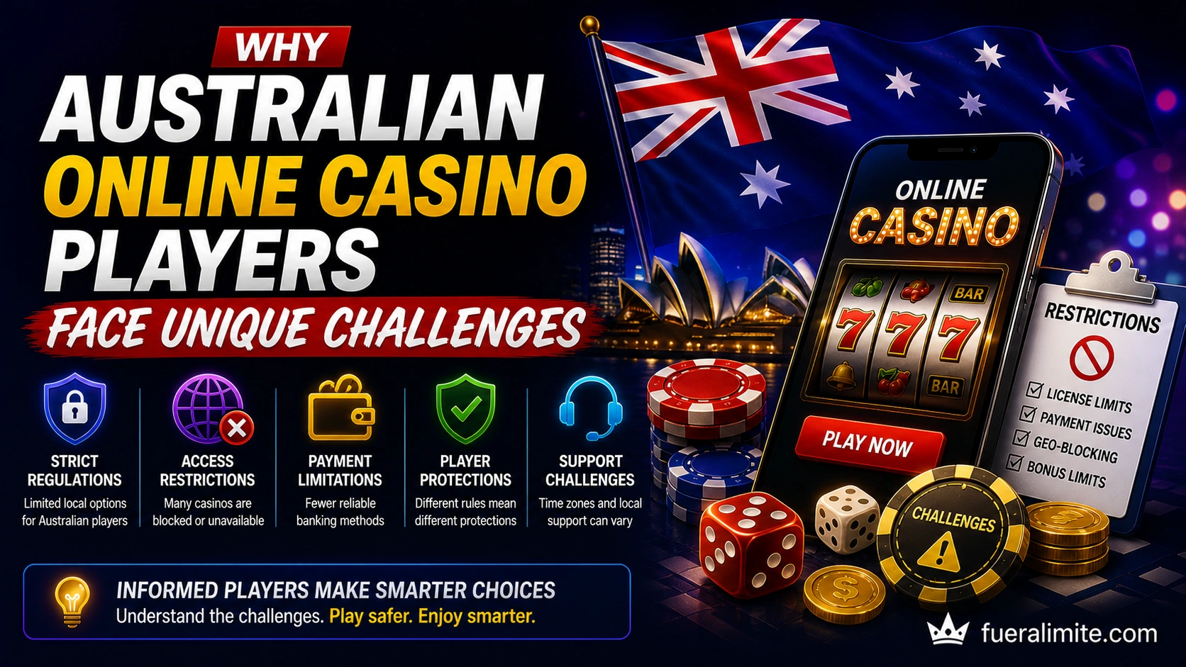 Why Australian Online Casino Players Face Unique Challenges Why Australian Online Casino Players Face Unique Challenges