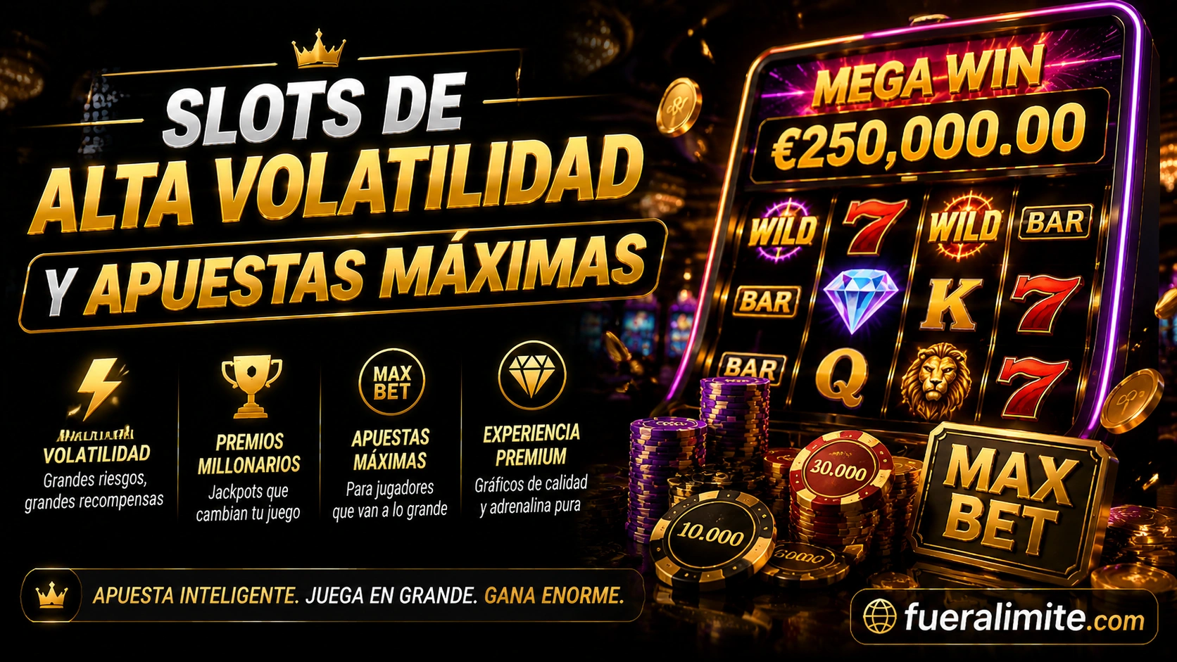 Slots de Alta Volatilidad y Apuestas Máximas Slots de Alta Volatilidad y Apuestas Máximas