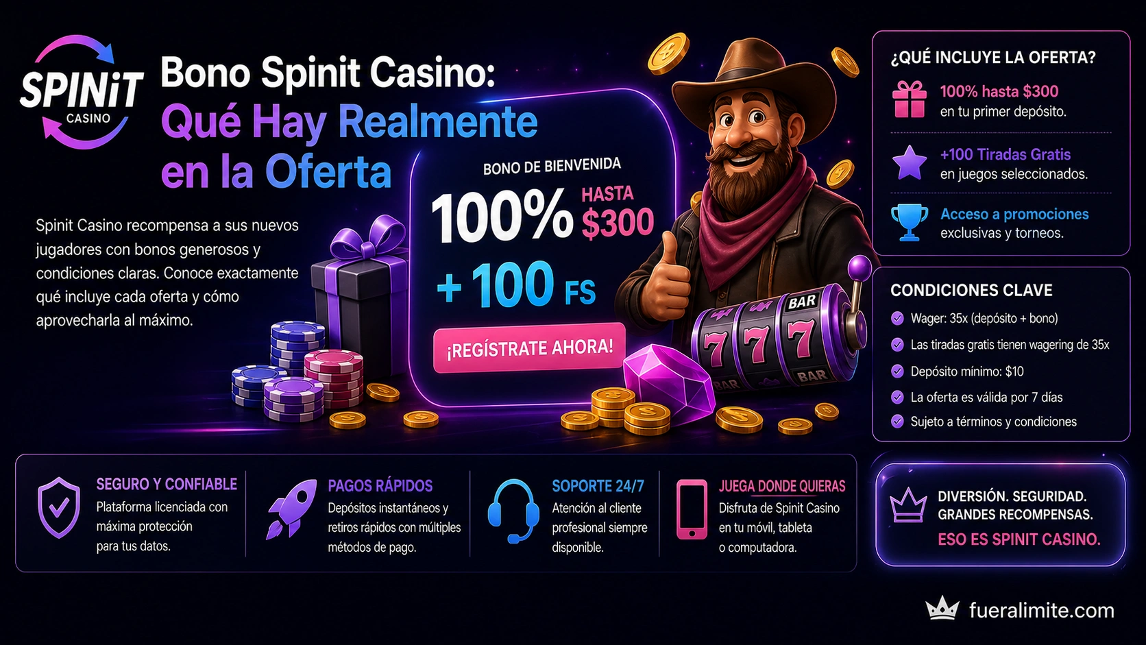 Bono Spinit Casino: Qué Hay Realmente en la Oferta Bono Spinit Casino: Qué Hay Realmente en la Oferta