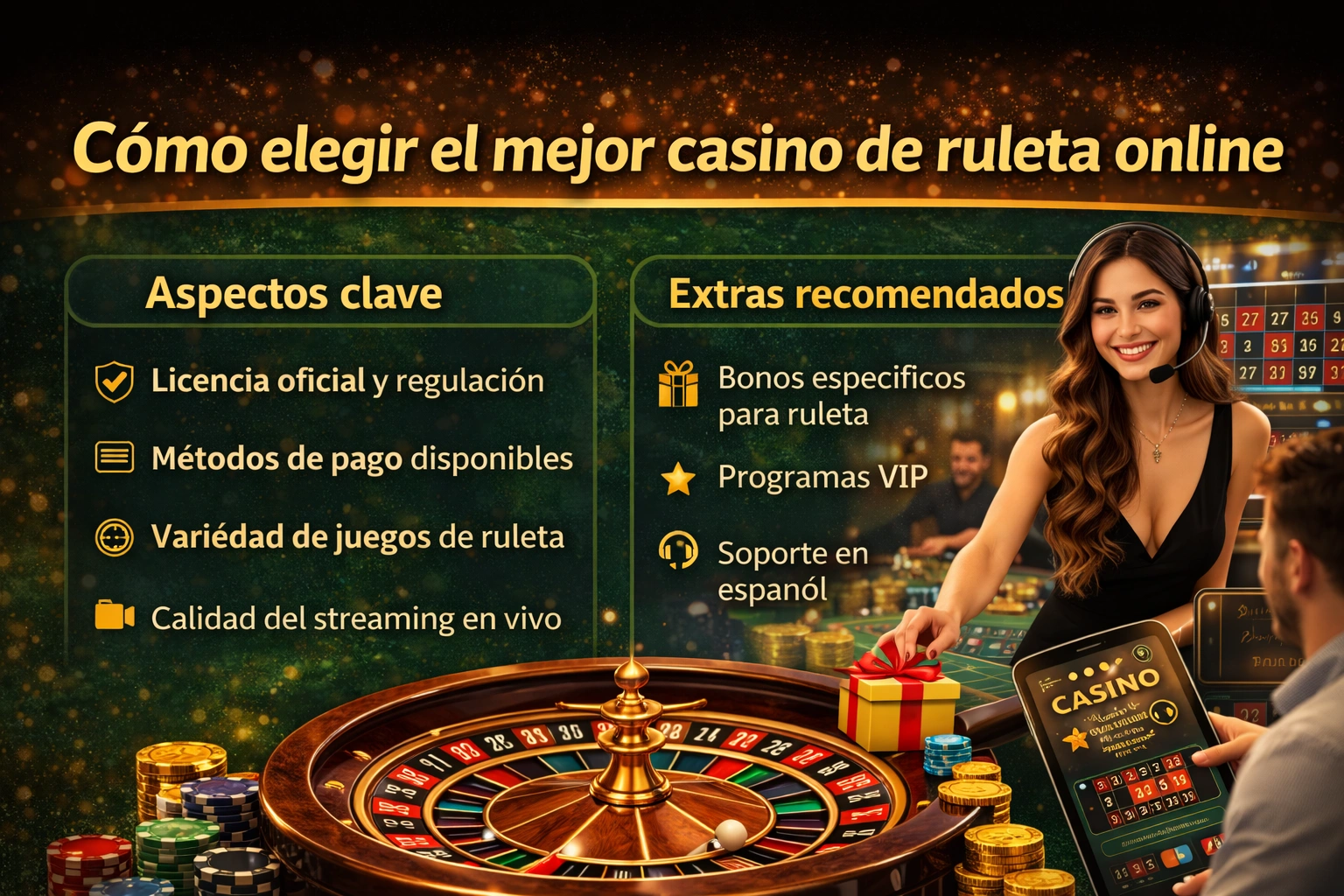 Cómo elegir el mejor casino de ruleta online