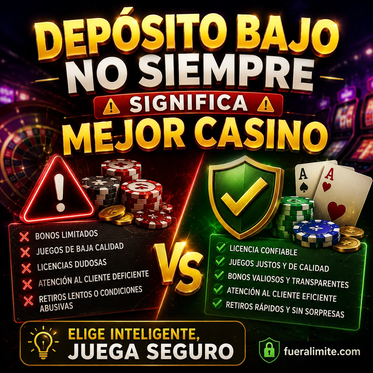 Depósito Bajo No Siempre Significa Mejor Casino Depósito Bajo No Siempre Significa Mejor Casino
