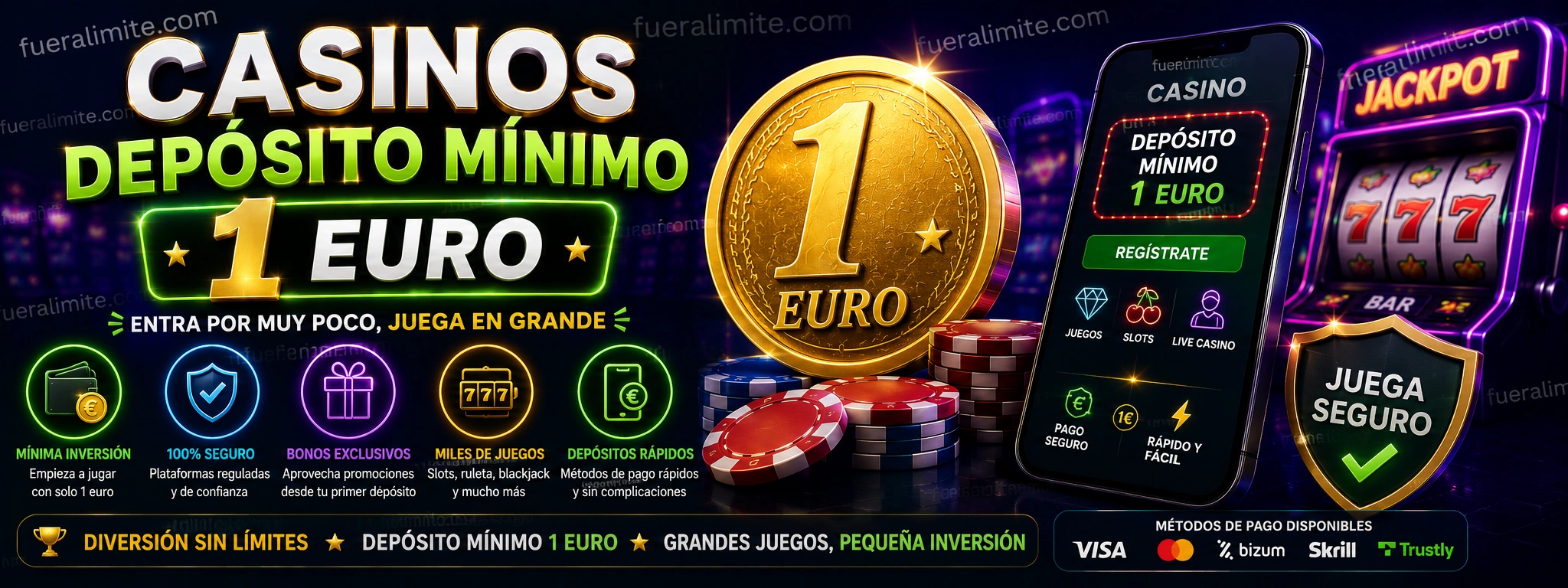 Casinos Depósito Mínimo 1 Euro