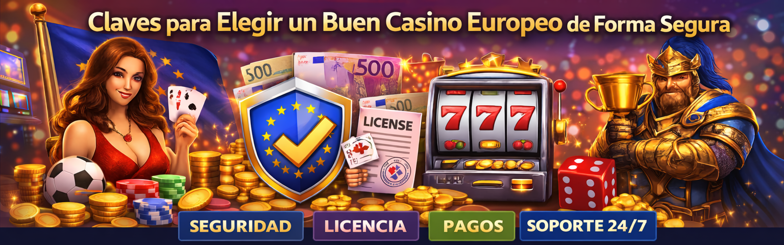 Claves para Elegir un Buen Casino Europeo de Forma Segura Claves para Elegir un Buen Casino Europeo de Forma Segura