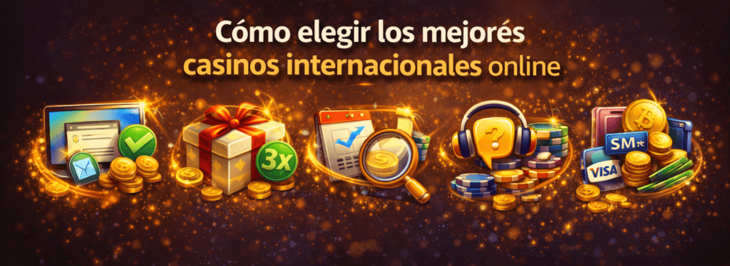 Cómo elegir los mejores casinos internacionales online