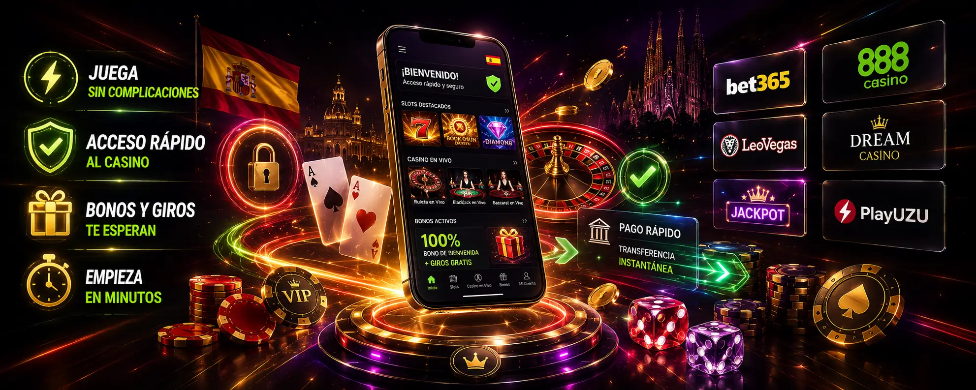 Cómo elegir un casino español sin registro