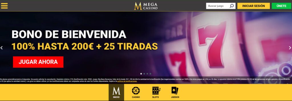 Mega Casino Bonos