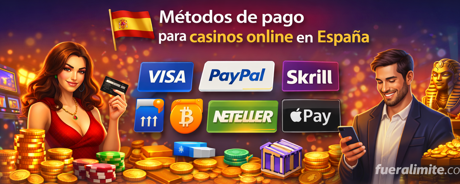 Métodos de pago para casinos online en España