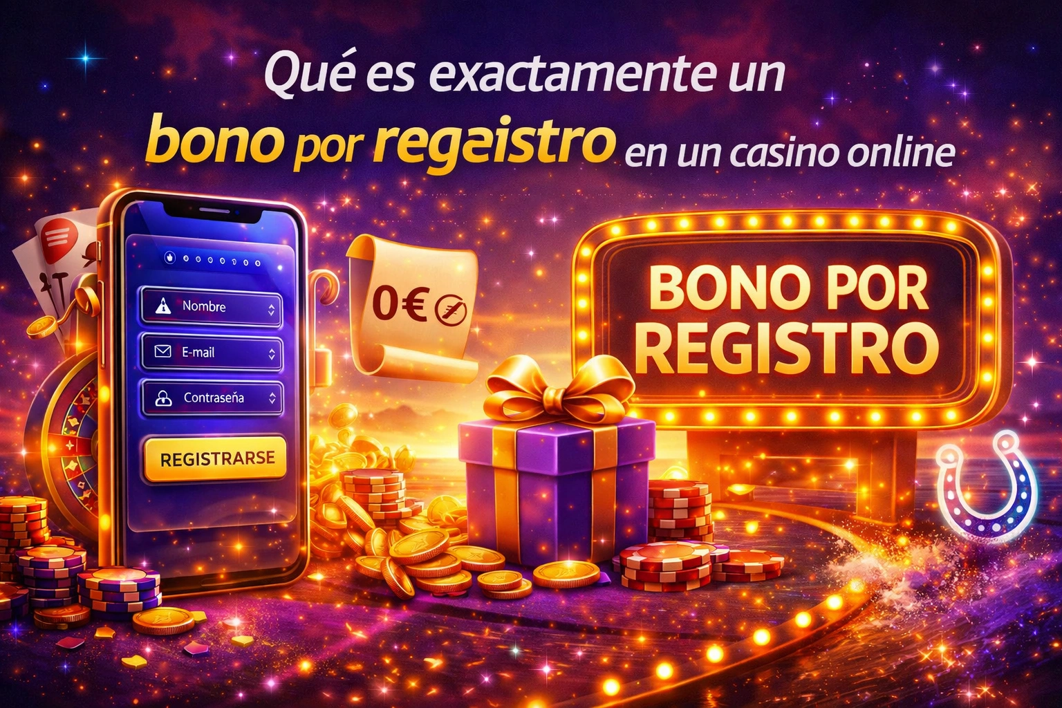Qué es exactamente un bono por registro en un casino online