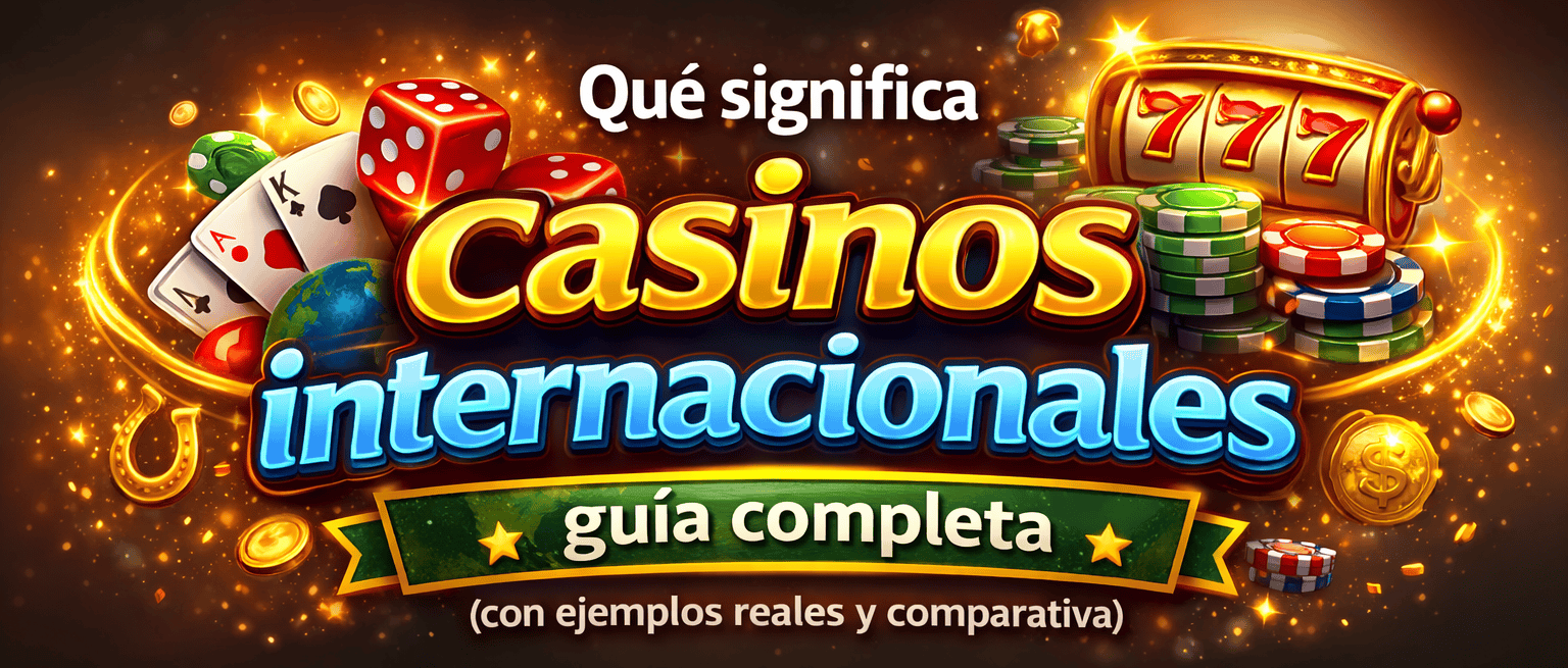 Qué significa “casinos internacionales” hoy
