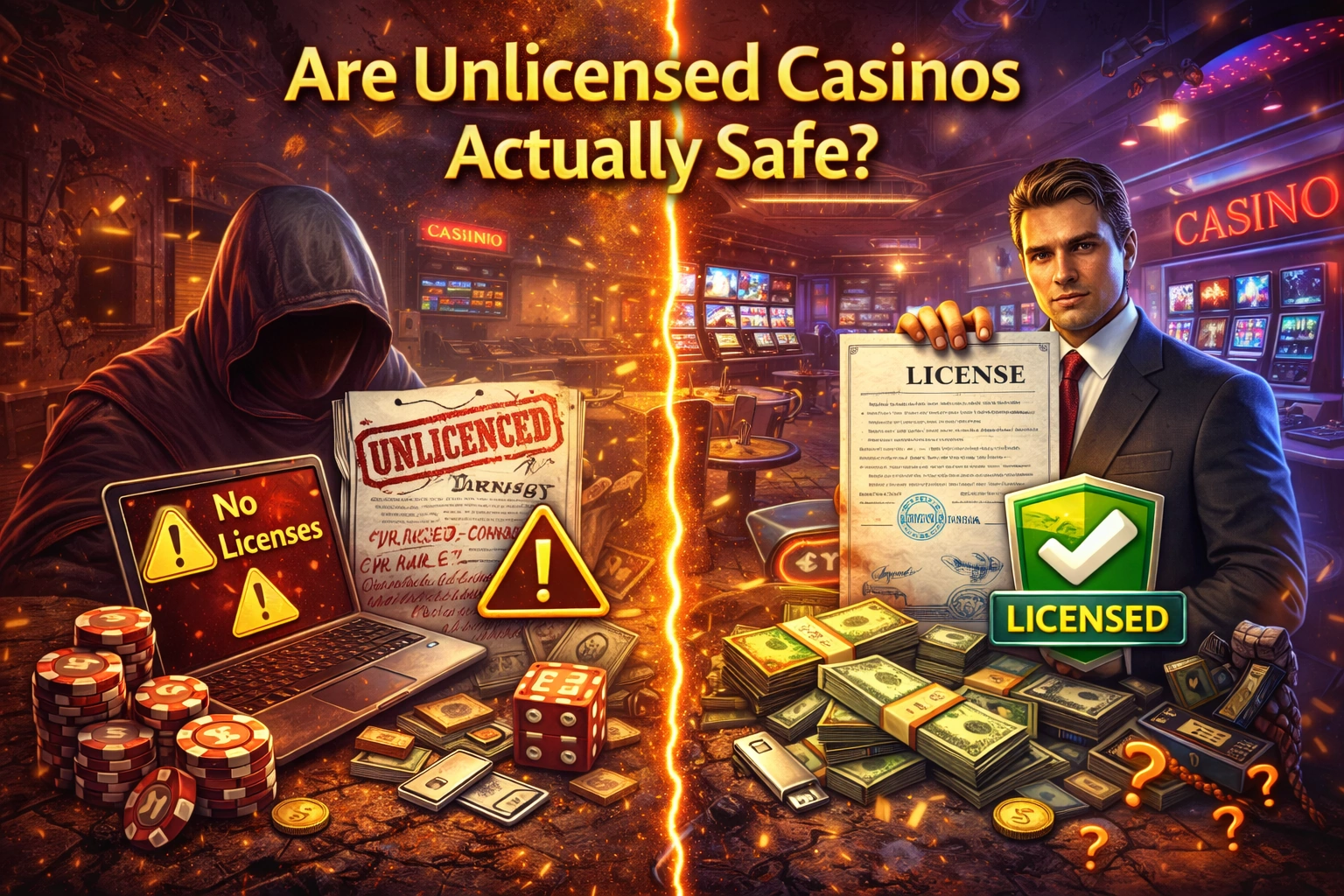 Are Unlicensed Casinos Actually Safe?