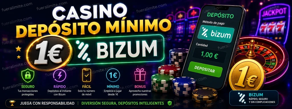 Casino Depósito Mínimo 1€ Bizum