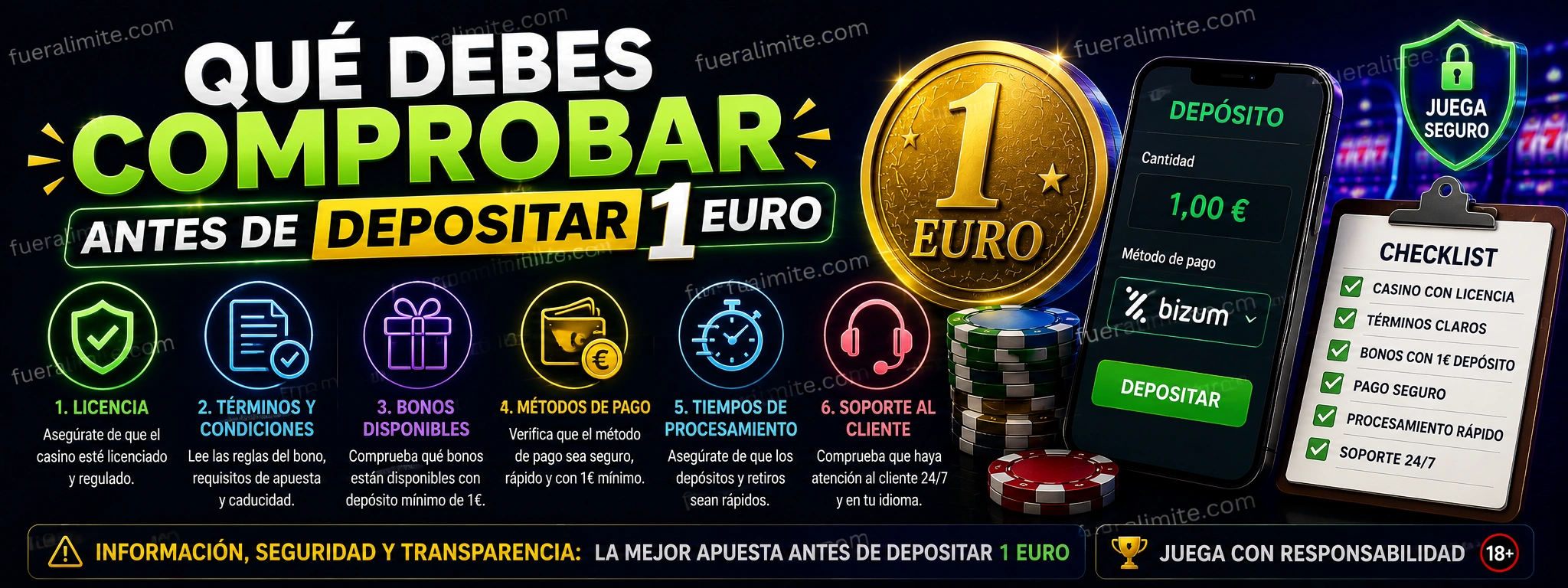 Qué Debes Comprobar Antes de Depositar 1 Euro