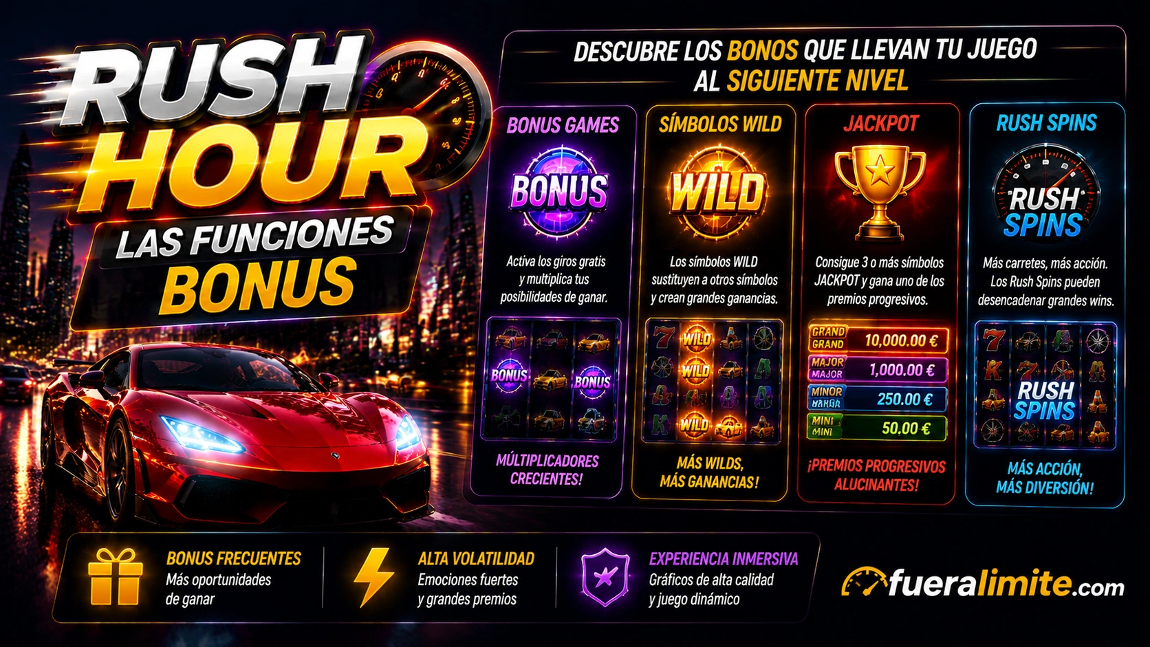 Las Funciones Bonus: Donde el Rush Hour Game Cobra Vida