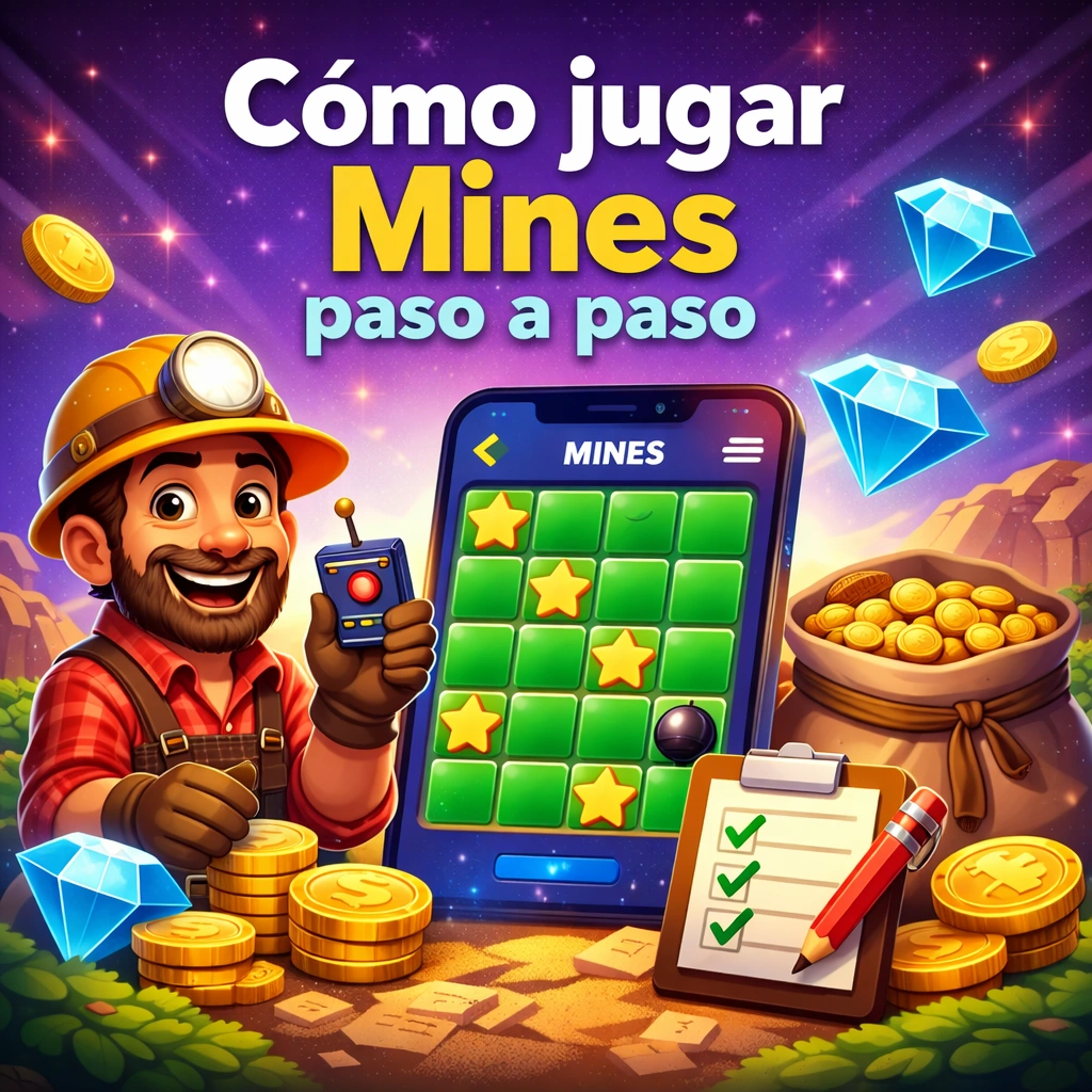 Cómo jugar Mines paso a paso Cómo jugar Mines paso a paso