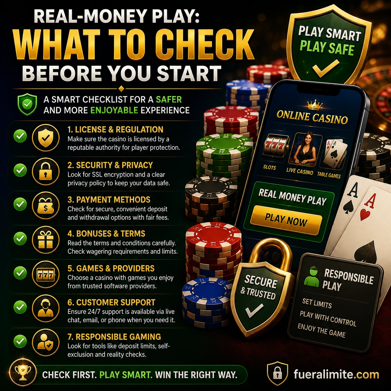 Real-Money Play: What to Check Before You Start Real-Money Play: What to Check Before You Start