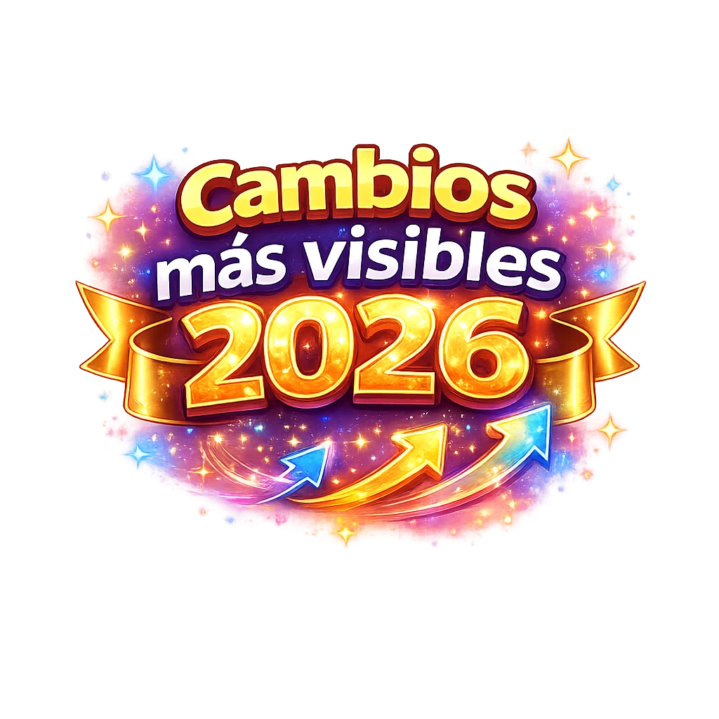 Cambios más visibles en 2026 Cambios más visibles en 2026