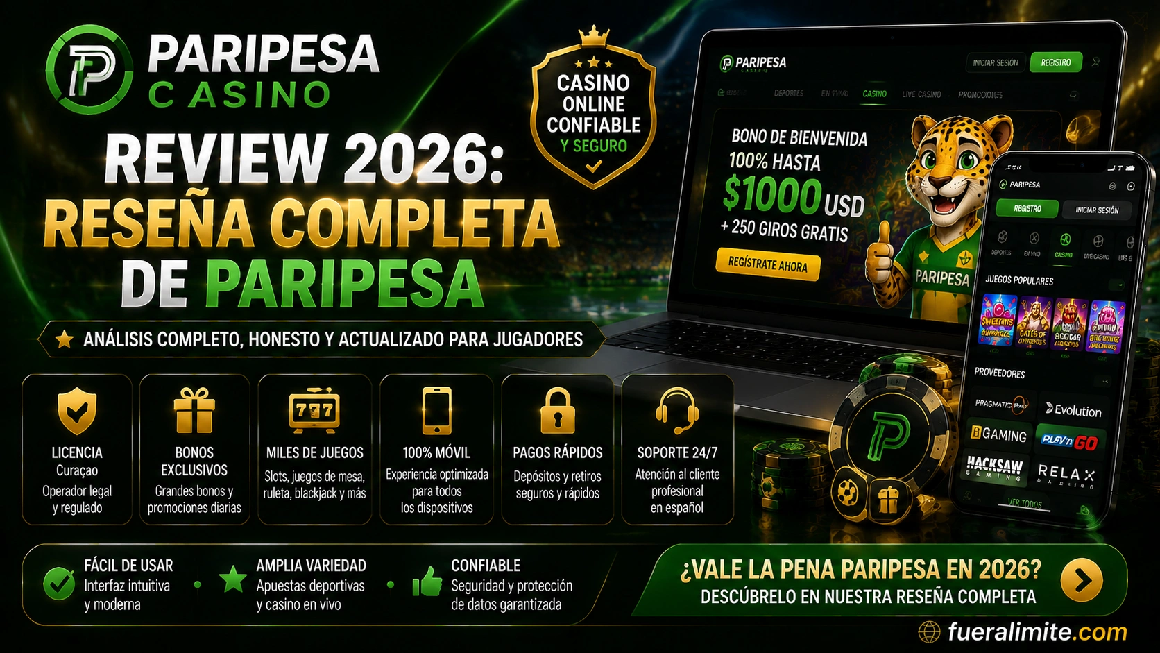 Paripesa Casino Review 2026: reseña completa de Paripesa Paripesa Casino Review 2026: reseña completa de Paripesa