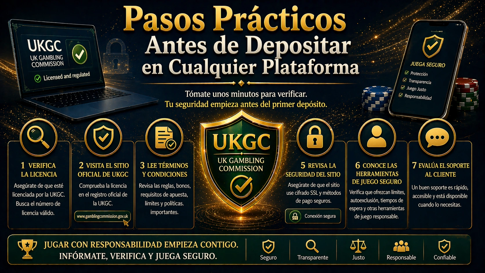 Pasos Prácticos Antes de Depositar en Cualquier Plataforma